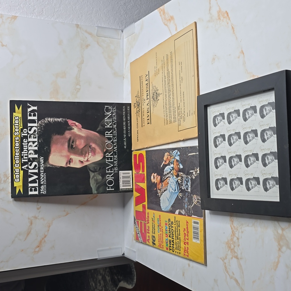 Elvis Presley collector memorabilia bundle